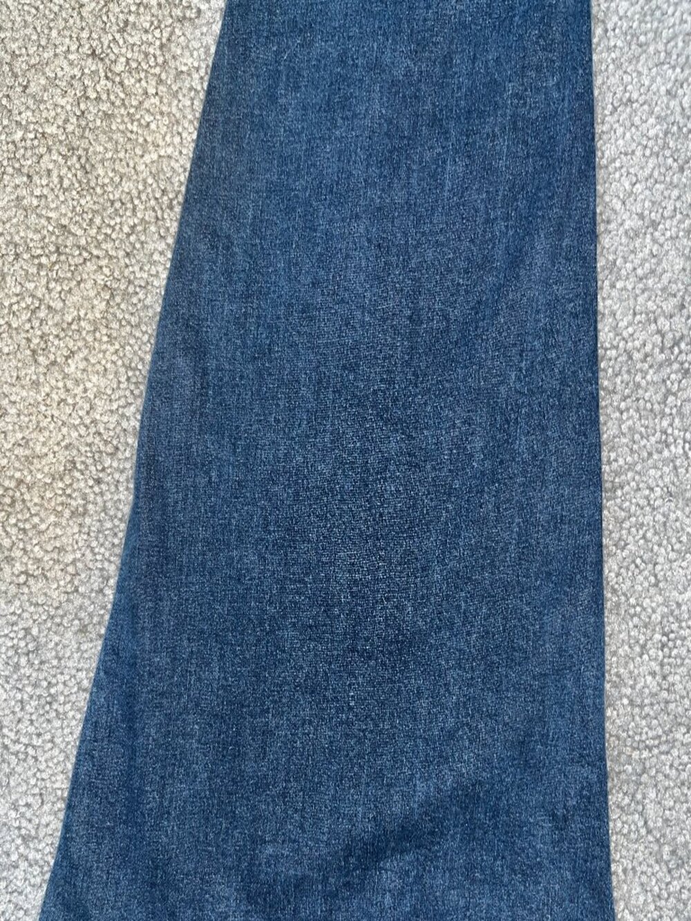JADED LONDON Y2K Distressed Ripped Side Snap Skinny Flare Blue Denim Jeans - 25 - Picture 8 of 14